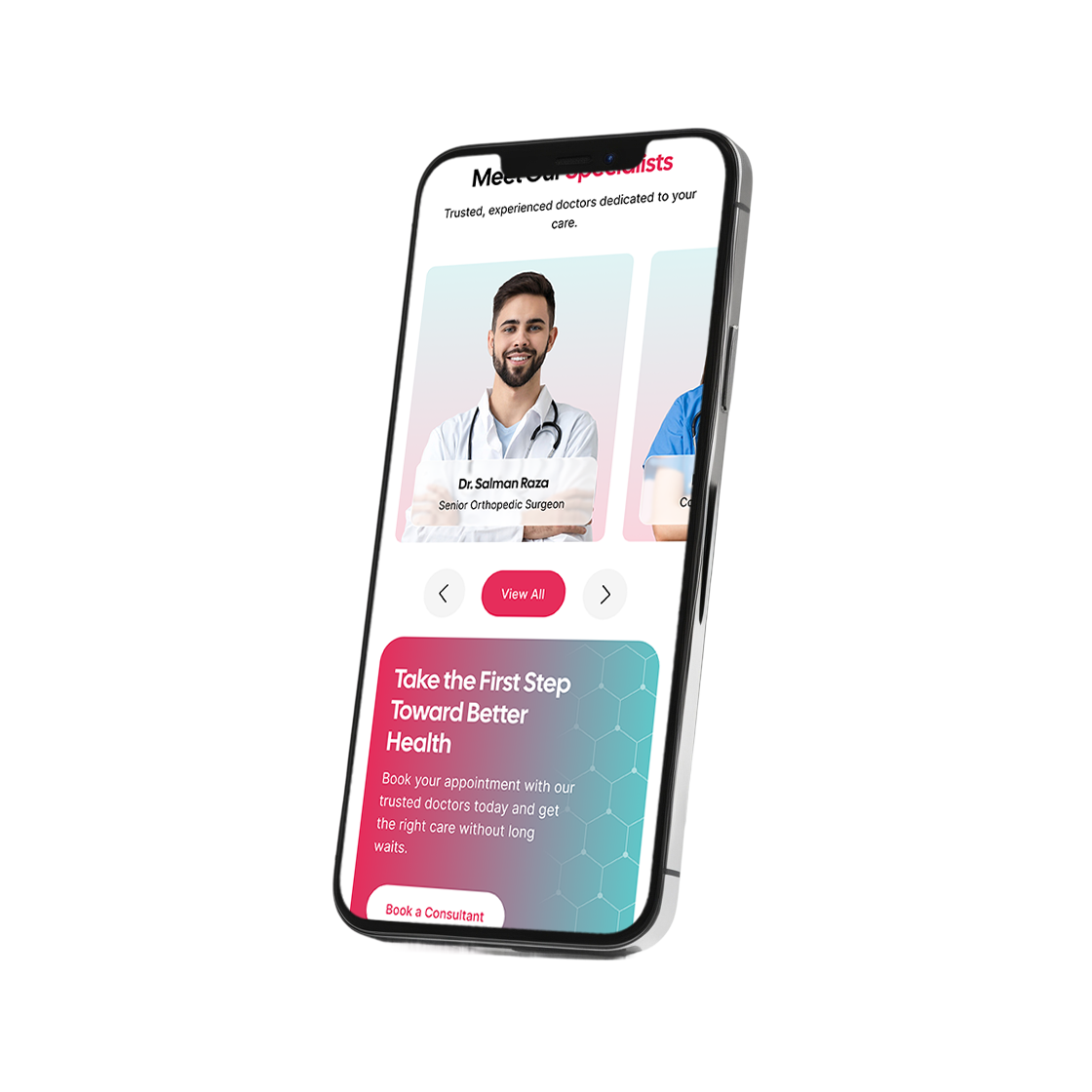 Mobile Mockup Pink